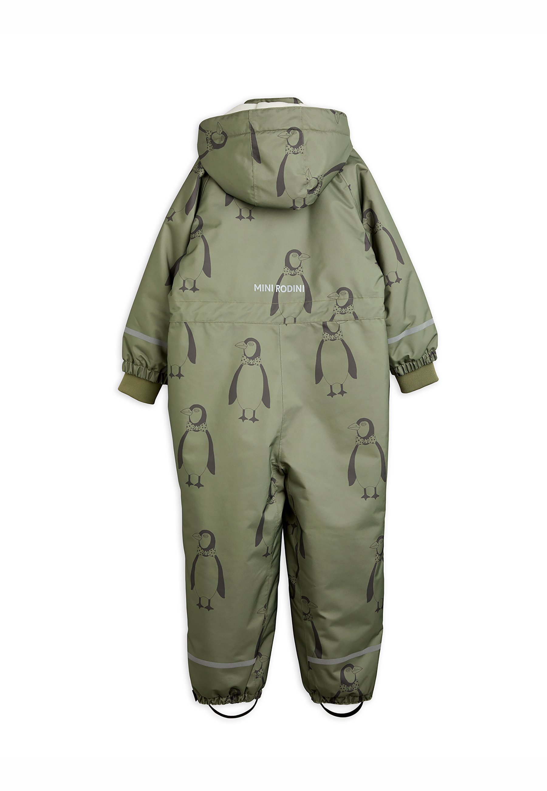 Mini Rodini KEBNEKAISE PENGUIN OVERALL - Snowsuit - green - Zalando