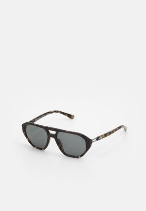 ZURICH - Lunettes de soleil - black grey gradient tortoise/dark grey solid
