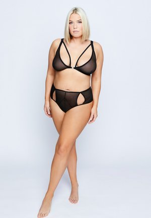 Ulla Popken PEEKABOO - String - black