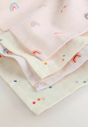 Next, UNISEX 4 PACK - Couverture en mousseline - bright rainbow