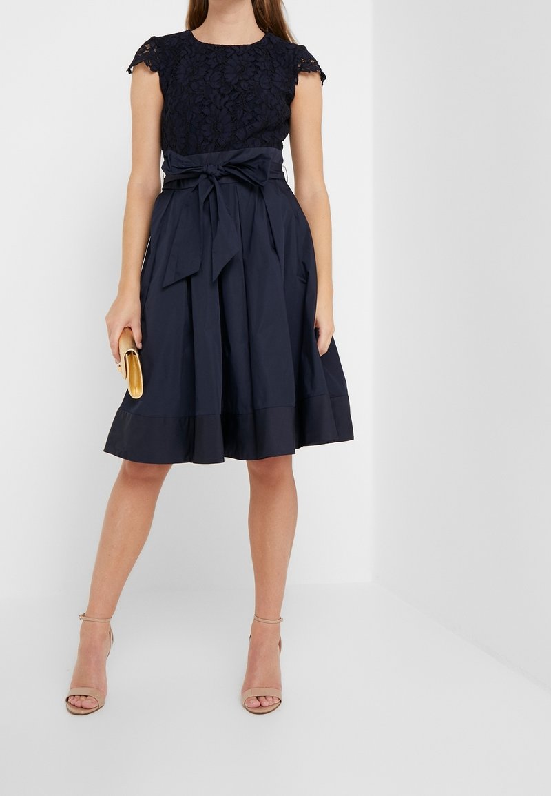 ralph lauren navy blue lace dress Womens Polo Ralph Lauren Navy Blue Lace Dress Sz 6