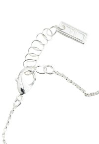 PAVE HEART  - Jalakett - silver tone