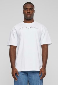 Karl Kani AUTOGRAPH HEAVY BOXY - Print T-shirt - white