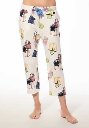 7/8-SCHLAF HANDTASCHEN - Pyjamabroek - beige
