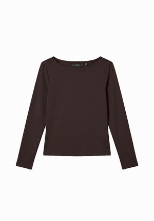 Vero Moda, TOP VMLIVA TOP - T-shirt à manches longues - chocolate torte