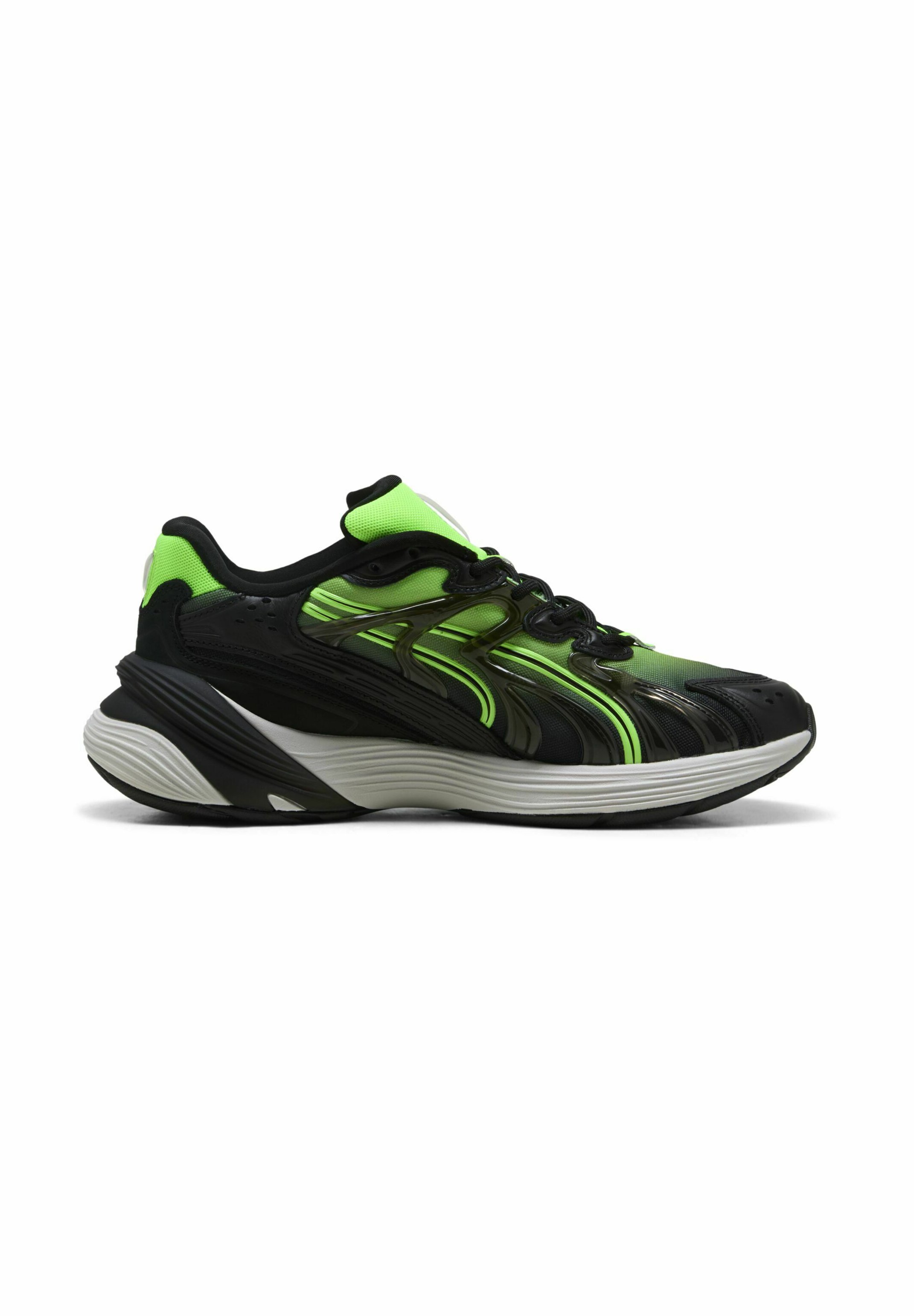 Puma INVERSE MUTANT SNEAKERS - Trainers - green glare/black/cool dark gray/ green - Zalando