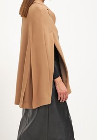 Topshop Poncho - taupe