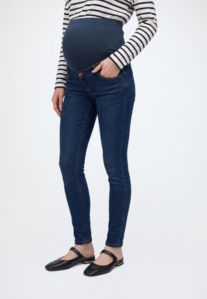 Vero Moda Maternity VMMTANYA  - Jeans Skinny Fit - dark blue