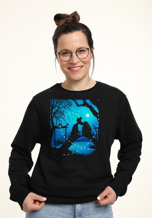 Disney DISNEY LADY AND THE TRAMP SILHOUETTE LOVE - Sweatshirt - black