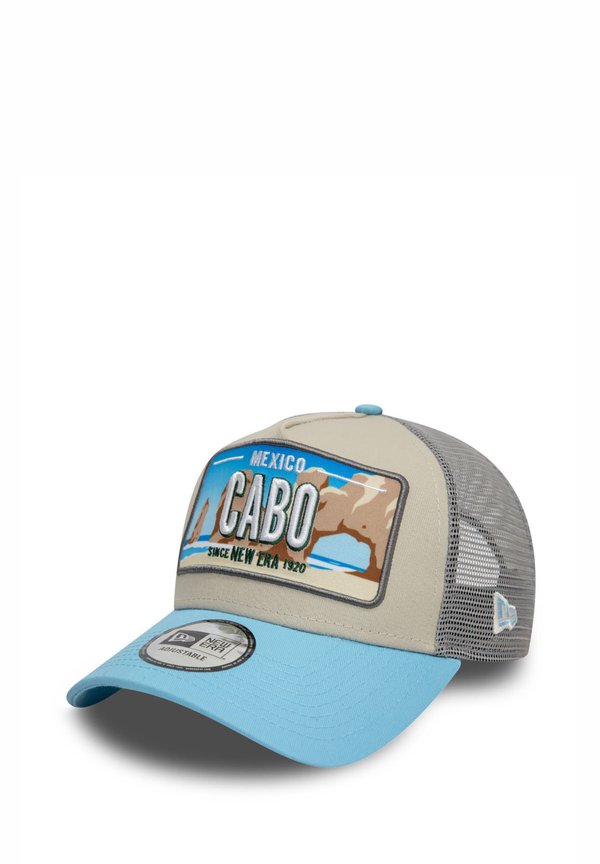 LICENSE PLATE TRUCKER ADJUSTABLE CABO - Cap - beige