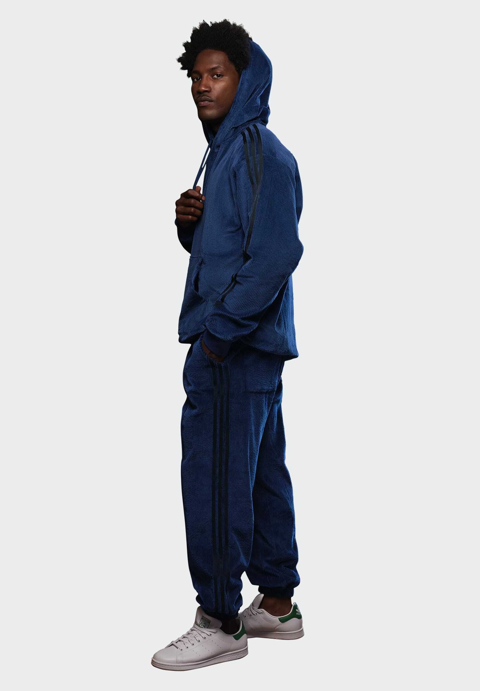 adidas Originals IVY PARK CORDUROY SWEATPANTS - Trainingsbroek - blue/Blauw  - Zalando.nl
