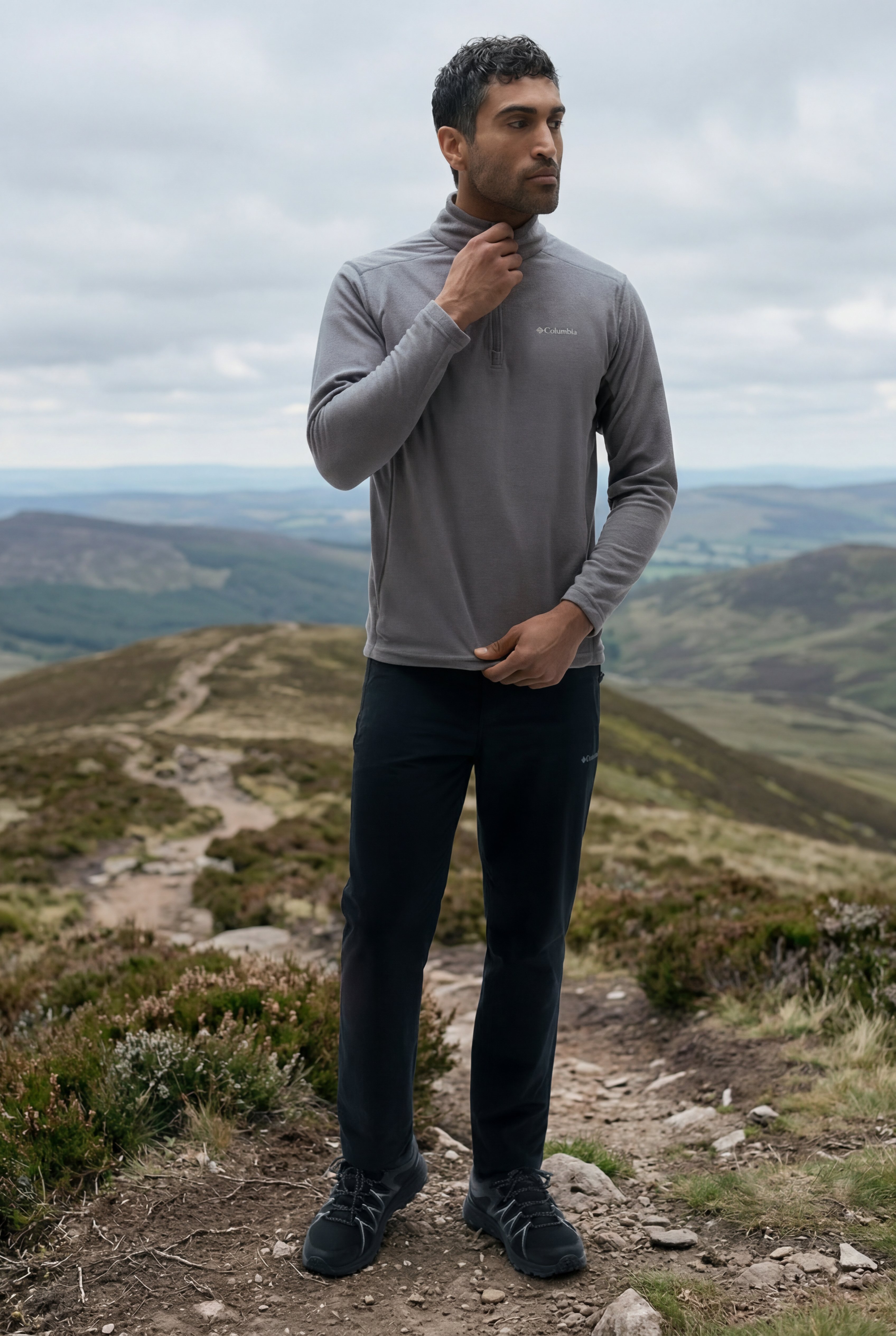 Columbia KLAMATH RANGE II HALF ZIP - Fleece jumper - grau/grey