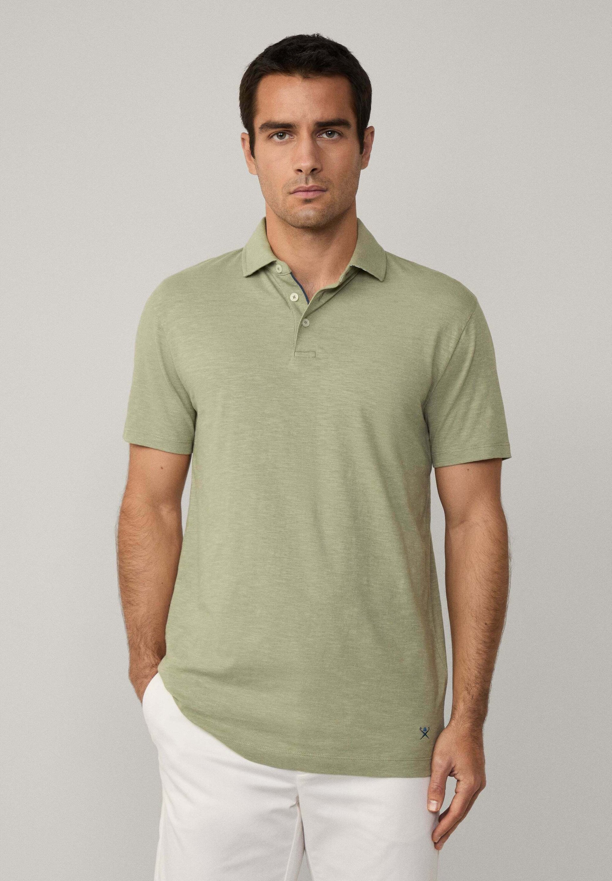 Hackett London SWIM PALM Poloshirt sage green/lichtgroen - Main Image