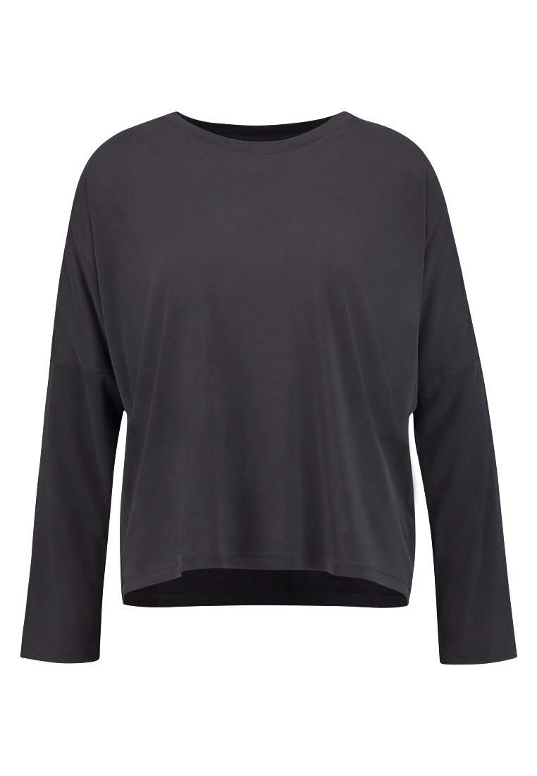 Monki Long sleeved top - black - (Pre-owned) - Zalando