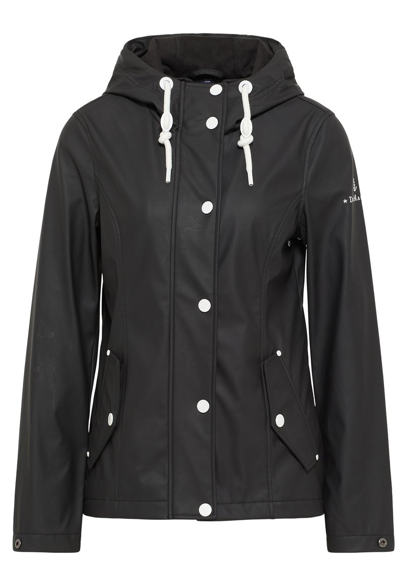 dreimaster Outdoorjas zwart