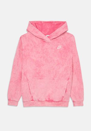 HOODIE UNISEX - Sweat à capuche - pinksicle/white