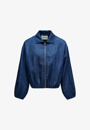 Salsa Jeans, SALSA ITALY POLOSHIRT REGULAR - Denim jacket - bleu