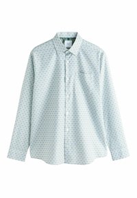 Non sélectionné, white blue floral trellis