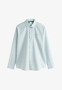 Non sélectionné, white blue floral trellis