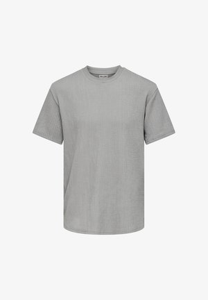 Only & Sons, T-SHIRT ONSLAZIO T-SHIRT - Basic T-shirt - ultimate grey