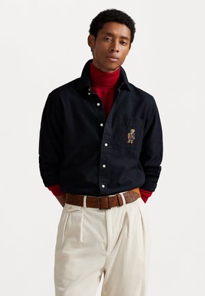 CUSTOM FIT POLO BEAR OXFORD SHIRT - Skjorter - black