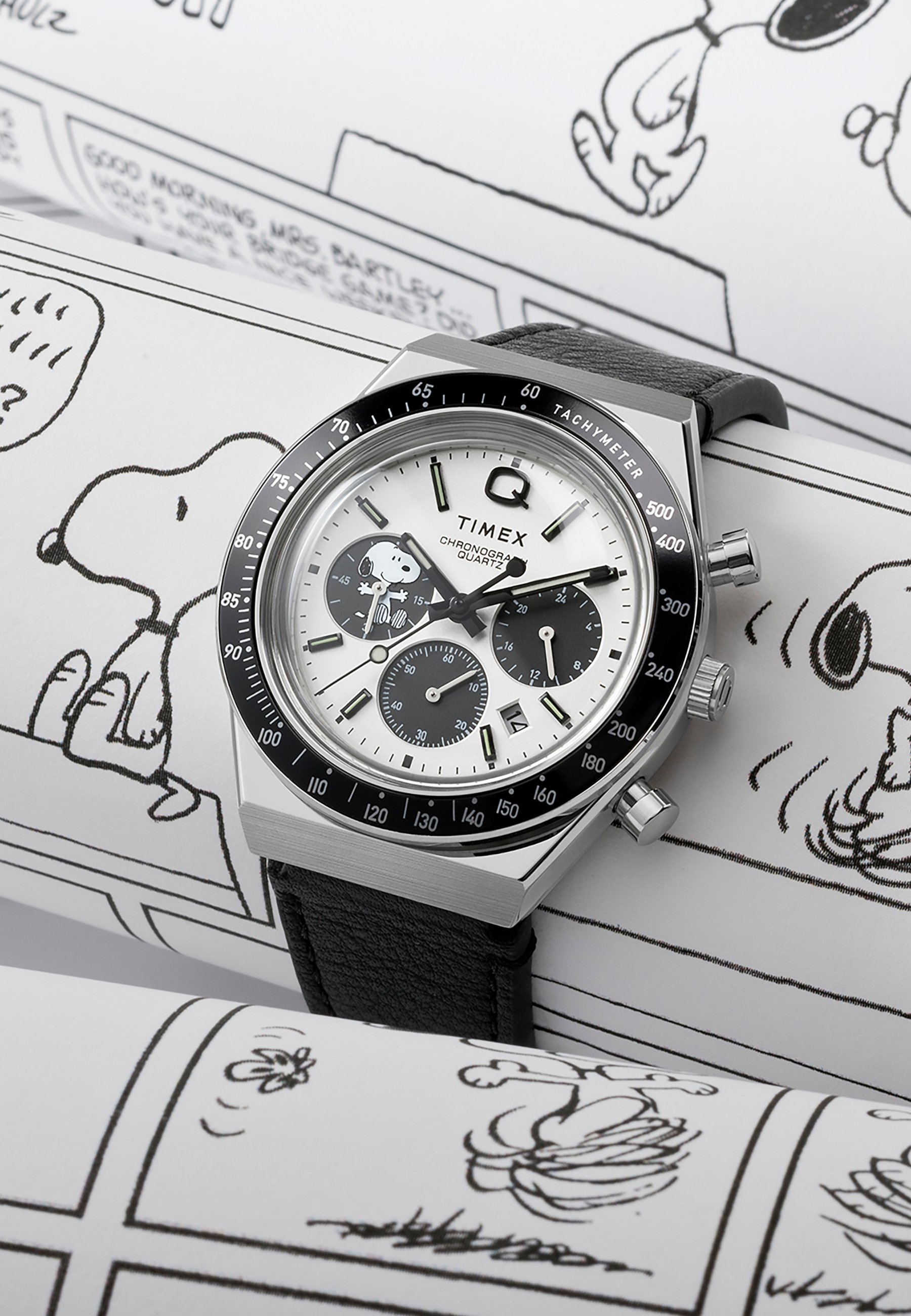 Timex Q Timex® Chronograph x Peanuts Snoopy - Ceas cronograf