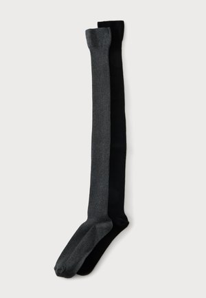 Even&Odd by Zalando, OVER THE KNEE SOCKS - Чорапи над коляното - mottled grey/black