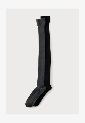 Even&Odd by Zalando, OVER THE KNEE SOCKS - Чорапи над коляното - mottled grey/black