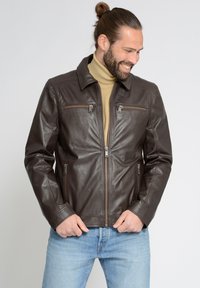 Mustang Skinnjacka - dark brown