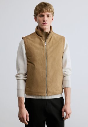 MARENS - Bodywarmer - dark beige
