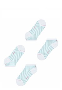Esprit STRIPES 2-PACK SNEAKER - Socken - white