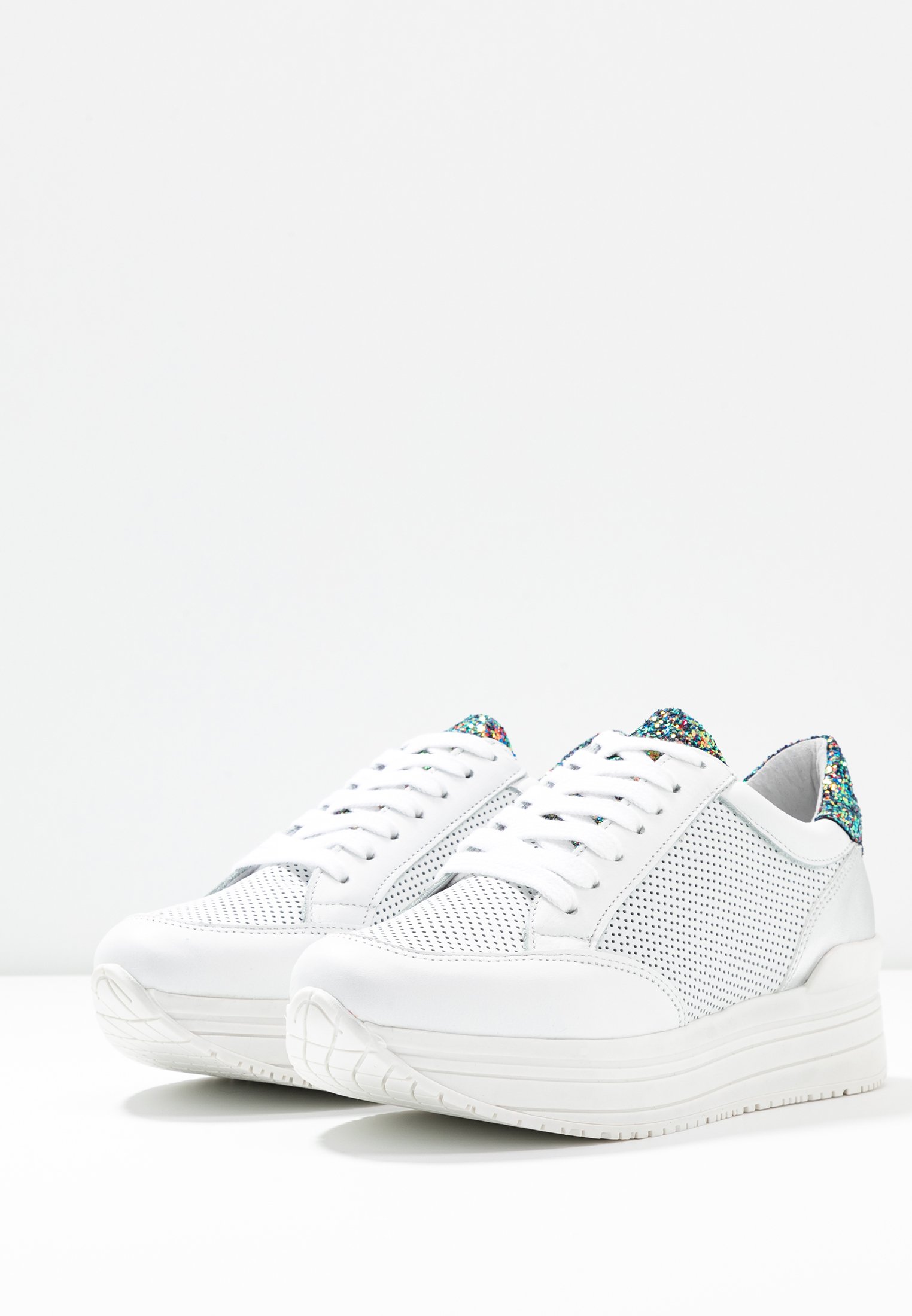 Steven New York LEANRUN Joggesko whitefuxiasilver Steven New York LEANRUN Joggesko red white Zalando.no