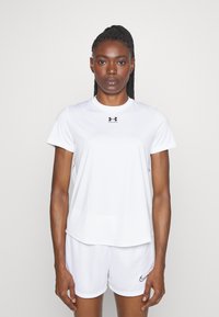 Under Armour - PRO TRAIN - T-shirt till träning - white/black Miniatyrbild 1