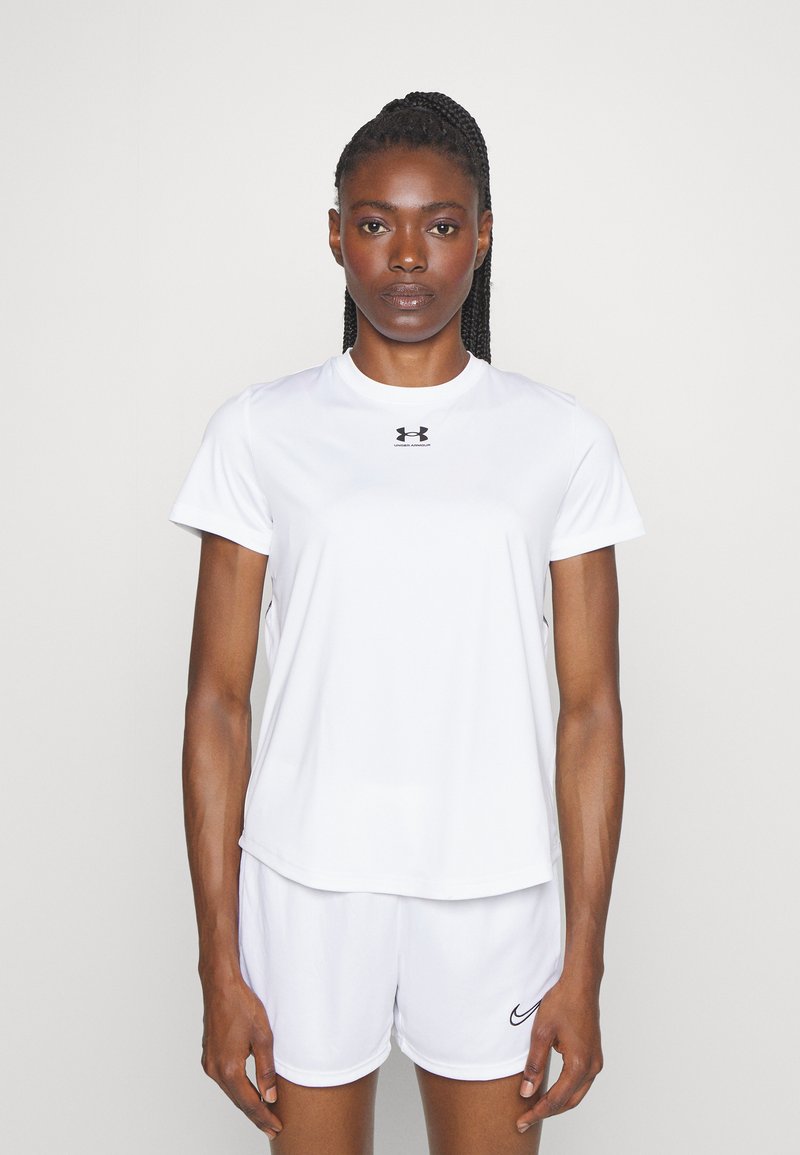 Under Armour - CHALLENGER PRO - T-shirt de sport - white/black, Agrandir