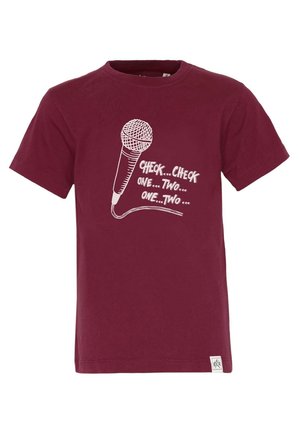 CHECK CHECK - T-Shirt print - bordeaux