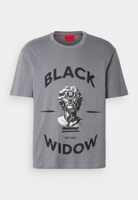 DOSTALGI - T-shirt med print - open grey