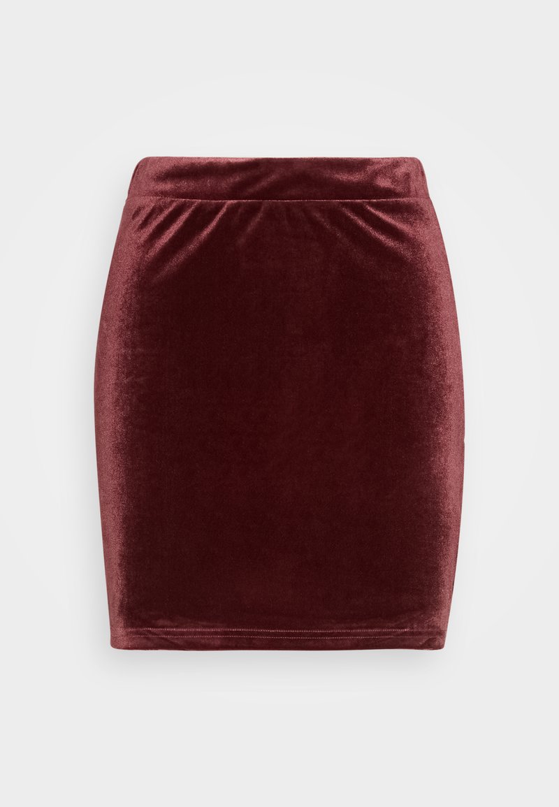 Pieces Minirok bordeauxrood Pieces Minirok bordeauxrood