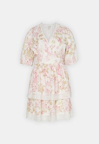 YASROSINNA DRESS - Jurk - white/pink