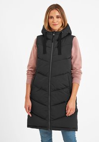 TOG24 RANSKILL - Waistcoat - washed black