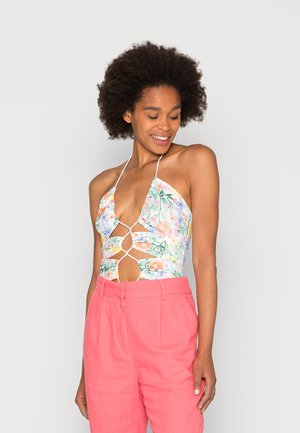 CRISS CROSS PRINT BODY - Top - multi coloured