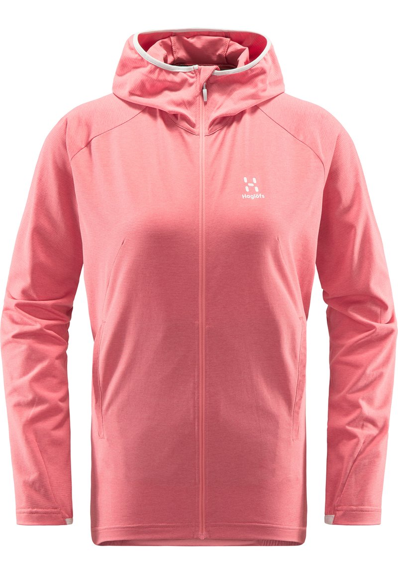 Haglöfs Fleecejas donkerroze