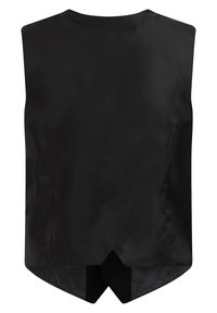 WE Fashion MET STRUCTUUR - Kostymväst - black