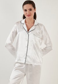 LELA REGULAR FIT - Pizsama szett - ecru