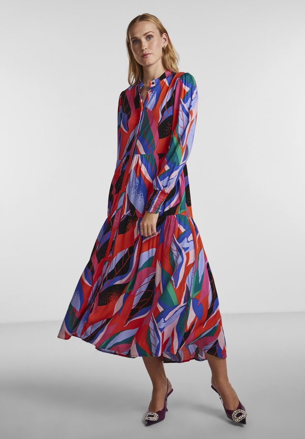 YASALIRA LONG DRESS  - Blusenkleid - tangerine tango