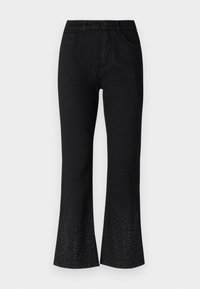 Flared Jeans - black