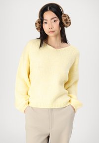 JDY JDYDINEA REVERSIBLE  - Trui - pastel yellow