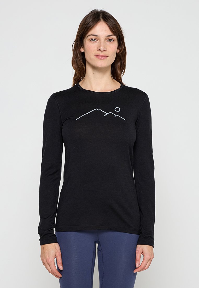 Icebreaker Longsleeve zwart