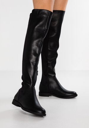 Over-the-knee boots - black