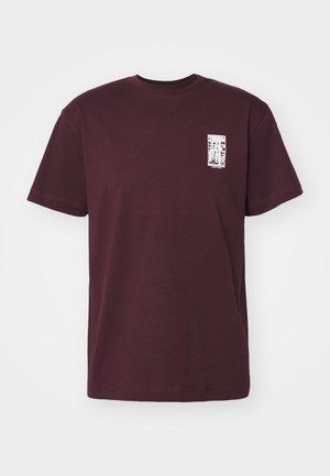Libertine-Libertine BEAT BISTRO UNISEX - T-shirt imprimé - deep plum