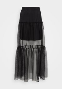 ONLTULLA LONG SKIRT - Maxi skirt - black